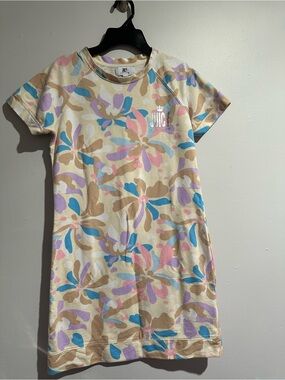 Juicy Couture Cream Tee with Pastel Floral Print